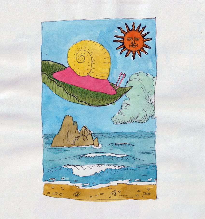dessin escargot